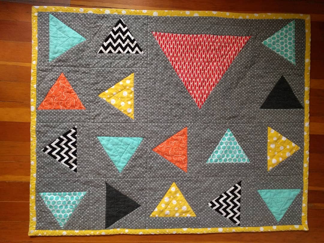 Recently finished this quilt for my toddler friend! It's been almost done for a year, but I just couldn't decide on how to finish quilting it and I'm always a little daunted by bindings (on garment making too)... I was comforted by a lovely conversation with a friend last night (who works in tech design) that most projects are pretty easy to get to 90% done, and the last 10% often takes as long again. I find this so true for my handmade projects, it's reassuring to know I'm not the only one!