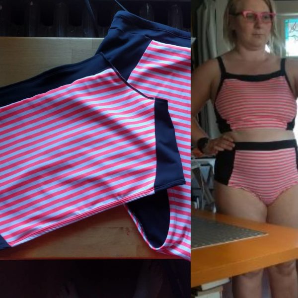 My first me-made swimsuit, made with the